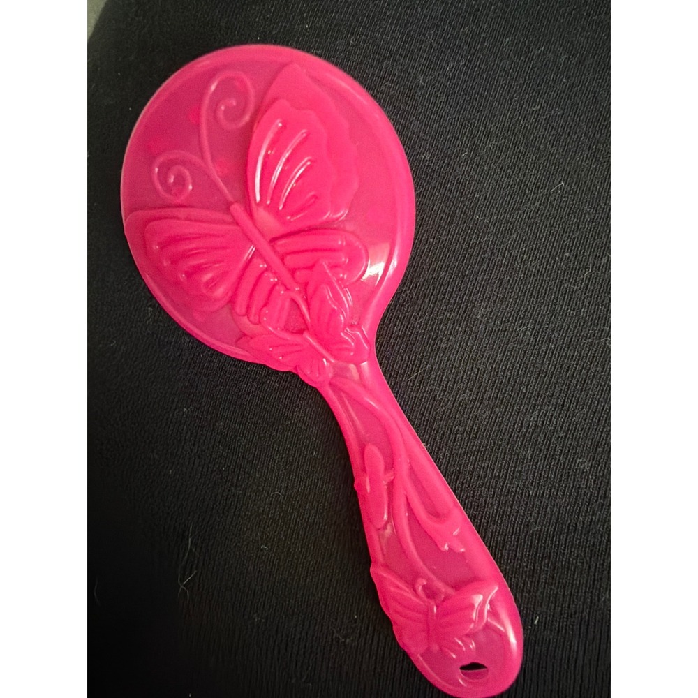 Barbie Cut N Style Pink Butterfly Hairbrush Doll Accessory Mattel Toy Brush